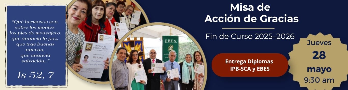 MISA ACCIÓN DE GRACIAS 2026-2027